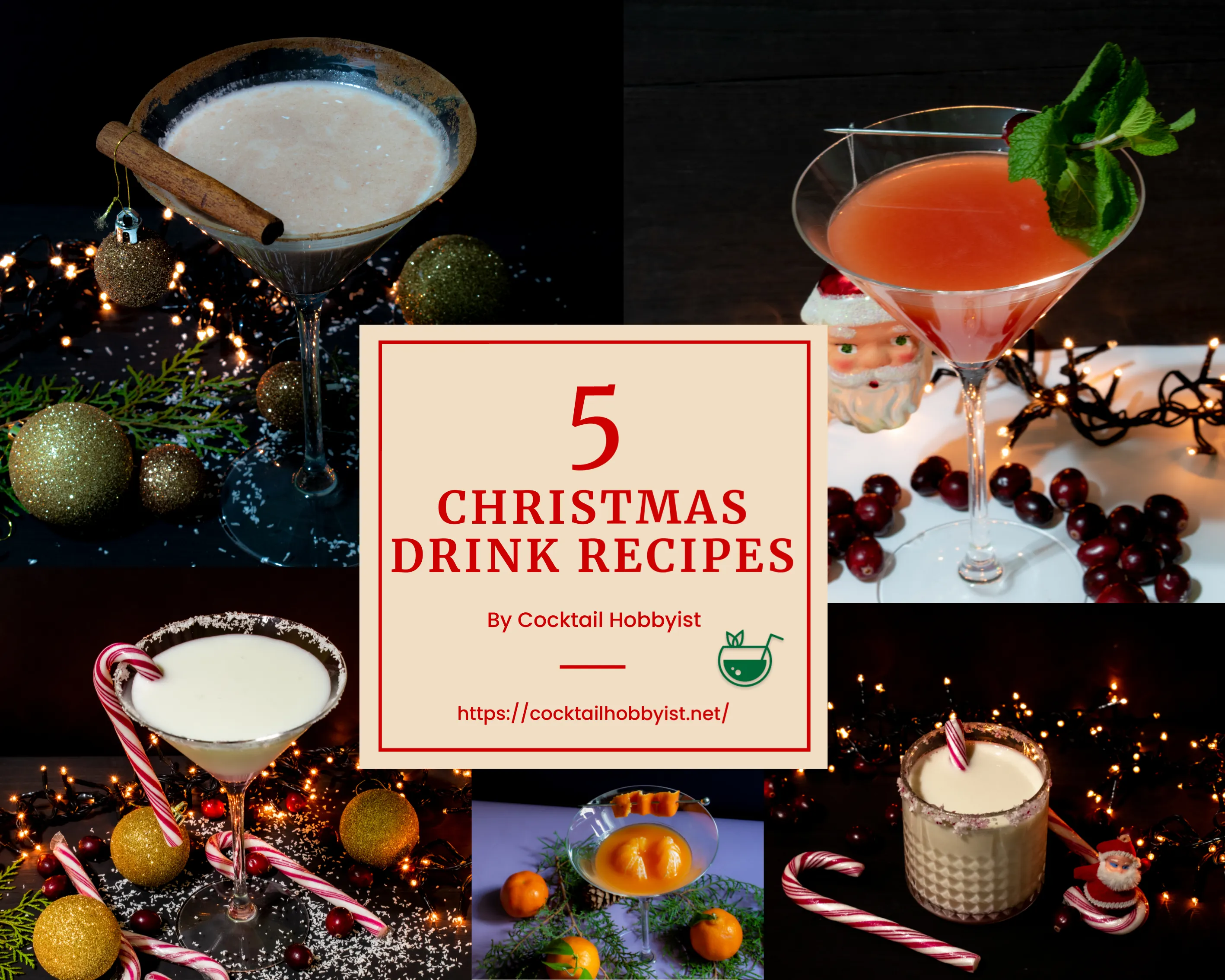 5 Easy Christmas Cocktail Recipes to Try this Holiday Season