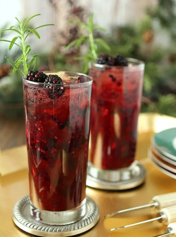 Blackberry Gin Sling