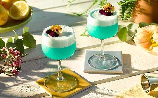 Blue Elderflower Sour