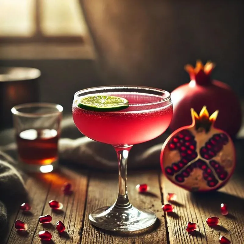 Pomegranate Gimlet